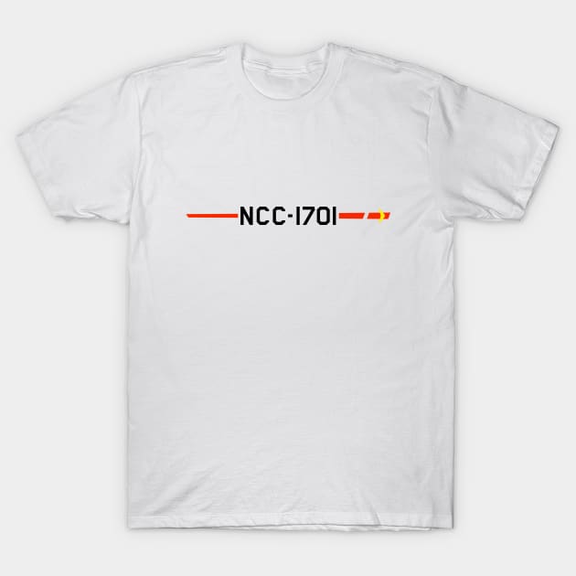 NCC-1701 T-Shirt by Teephemera